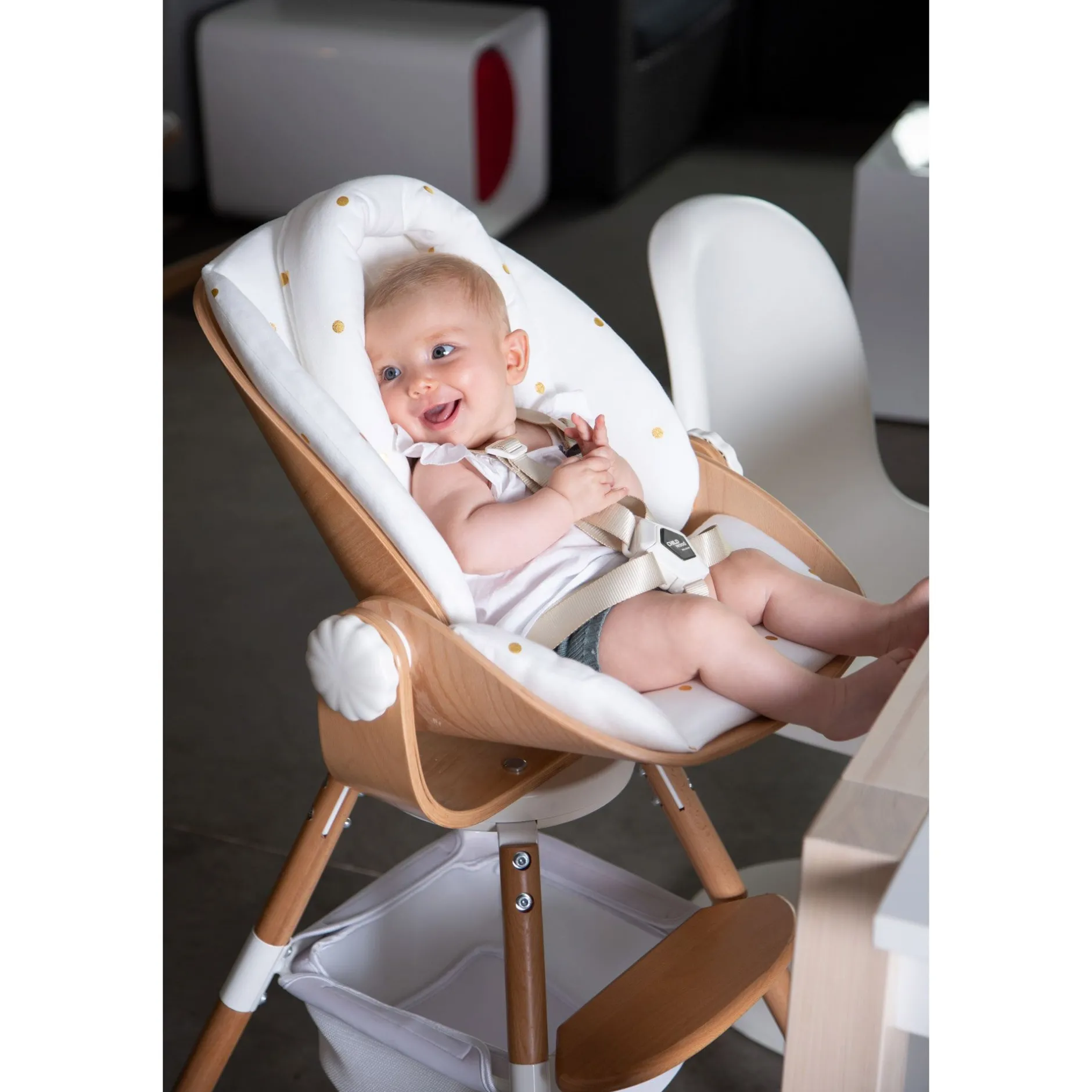 Autres Accessoires Pour Chaise Haute*Childhome Transat Evolu Newborn de Naturel / Blanc