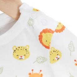 T-Shirts, Polos, Chemises|Combinaisons, Salopettes*P'tit bisou Travel With Love Ensemble 9 mois de Beige