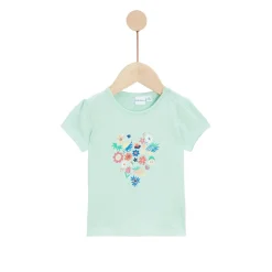 T-Shirts, Blouses, Chemises*P'tit bisou Travel With Love T-shirt manches courtes de Vert