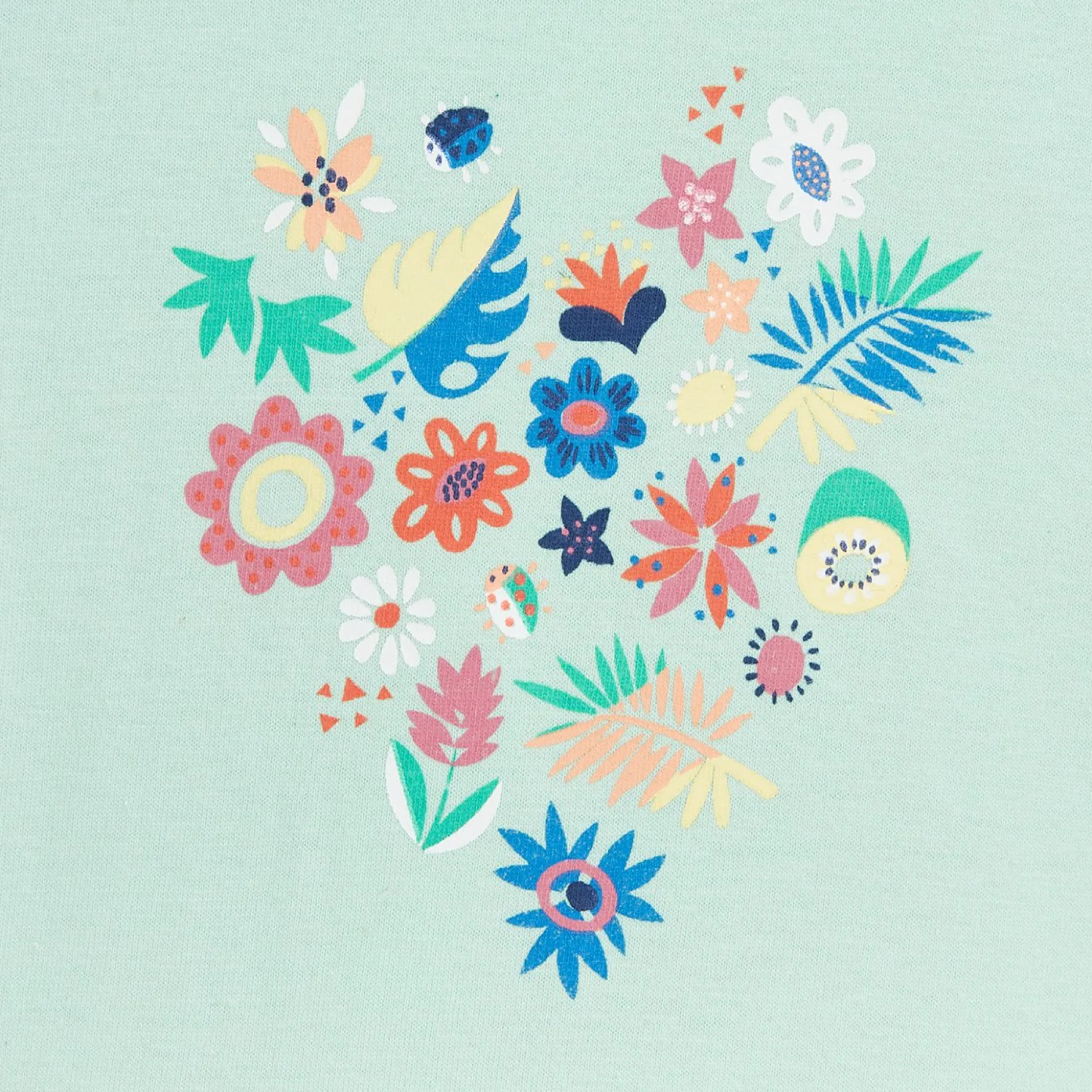 T-Shirts, Blouses, Chemises*P'tit bisou Travel With Love T-shirt manches courtes de Vert