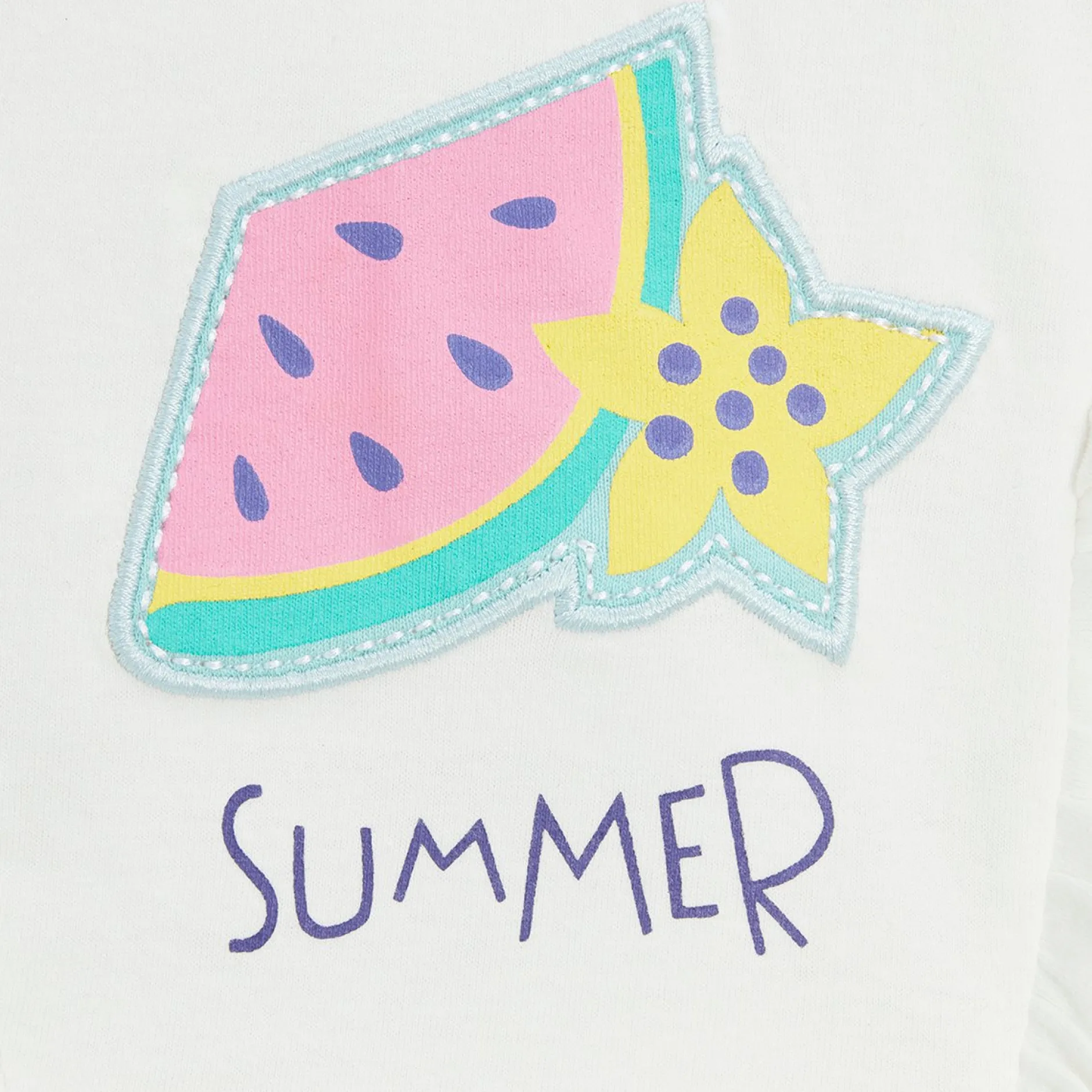 T-Shirts, Blouses, Chemises*P'tit bisou Travel With Love T-shirt manches courtes de Écru