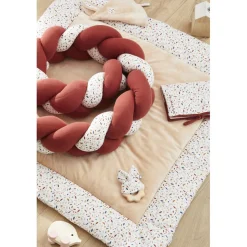 Cales-Bébé*BB&Co Tresse décorative ouatinée de Mix & Match Portofino Terrazzo/Tomette