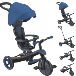 Tricyles*Globber Tricycle Explorer 4 en 1 évolutif de Bleu