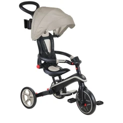 Tricyles*Globber Tricycle Explorer 4-en-1 Évolutif & Pliable de Taupe