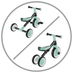 Tricyles*Globber Tricycle learning 2 en 1 de Menthe