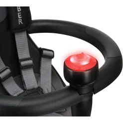 Tricyles*Globber Tricycle évolutif Explorer 4en1 Delux Play de Noir