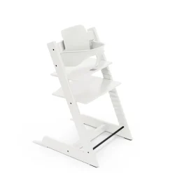 Chaises Hautes Évolutives*Stokke® Tripp Trapp® Pack Chaise haute + Baby Set + Newborn Set de Blanc / Gris
