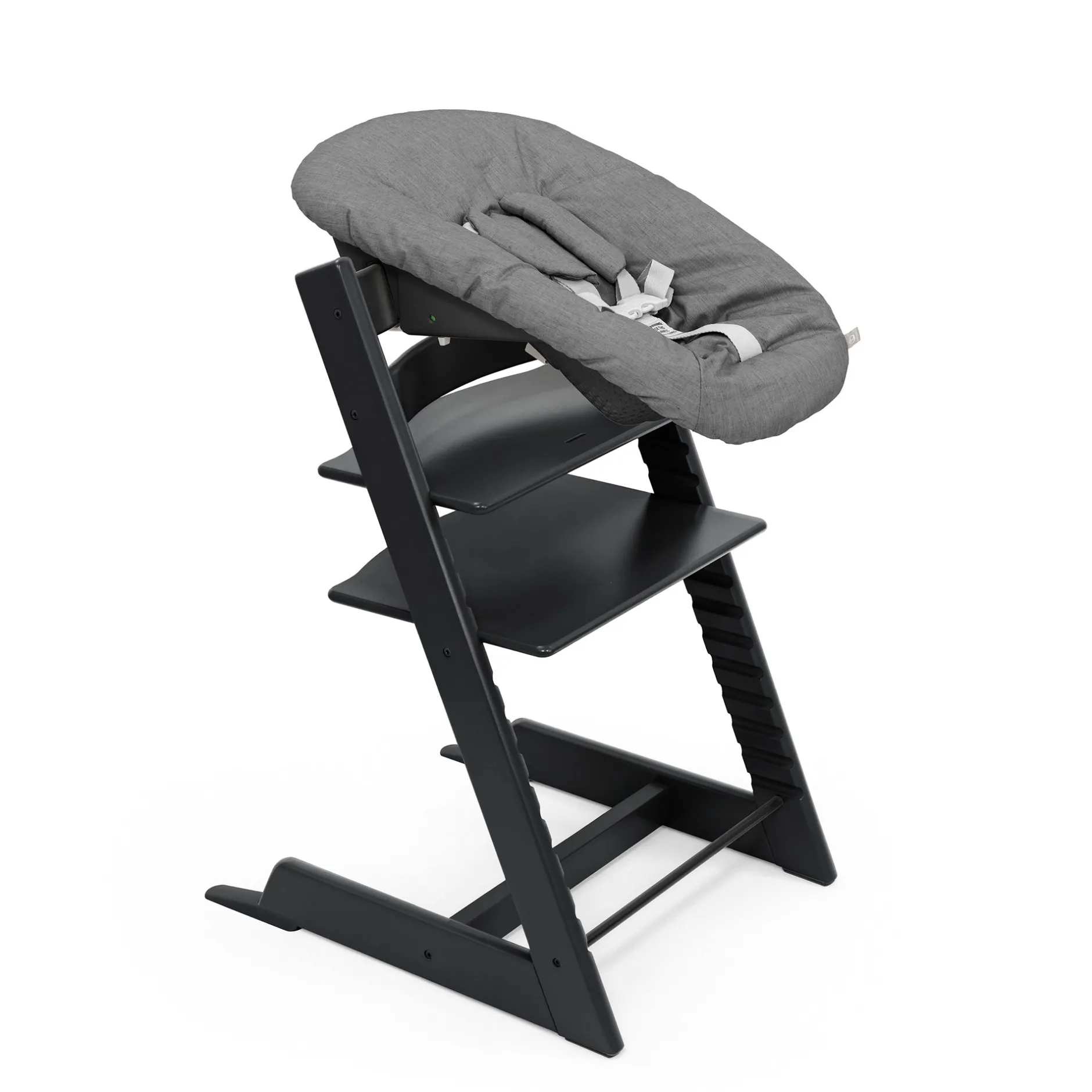 Chaises Hautes Évolutives*Stokke® Tripp Trapp® Pack Chaise haute + Baby Set + Newborn Set de Noir / Anthracite