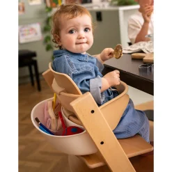 Chaises Hautes Évolutives*Stokke® Tripp Trapp® Pack Chaise haute + Baby Set de Blanc