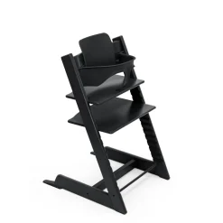 Chaises Hautes Évolutives*Stokke® Tripp Trapp® Pack Chaise haute + Baby Set de Noir