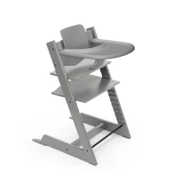 Chaises Hautes Évolutives*Stokke® Tripp Trapp® Pack Chaise haute + Baby Set + Plateau de Gris Tempête