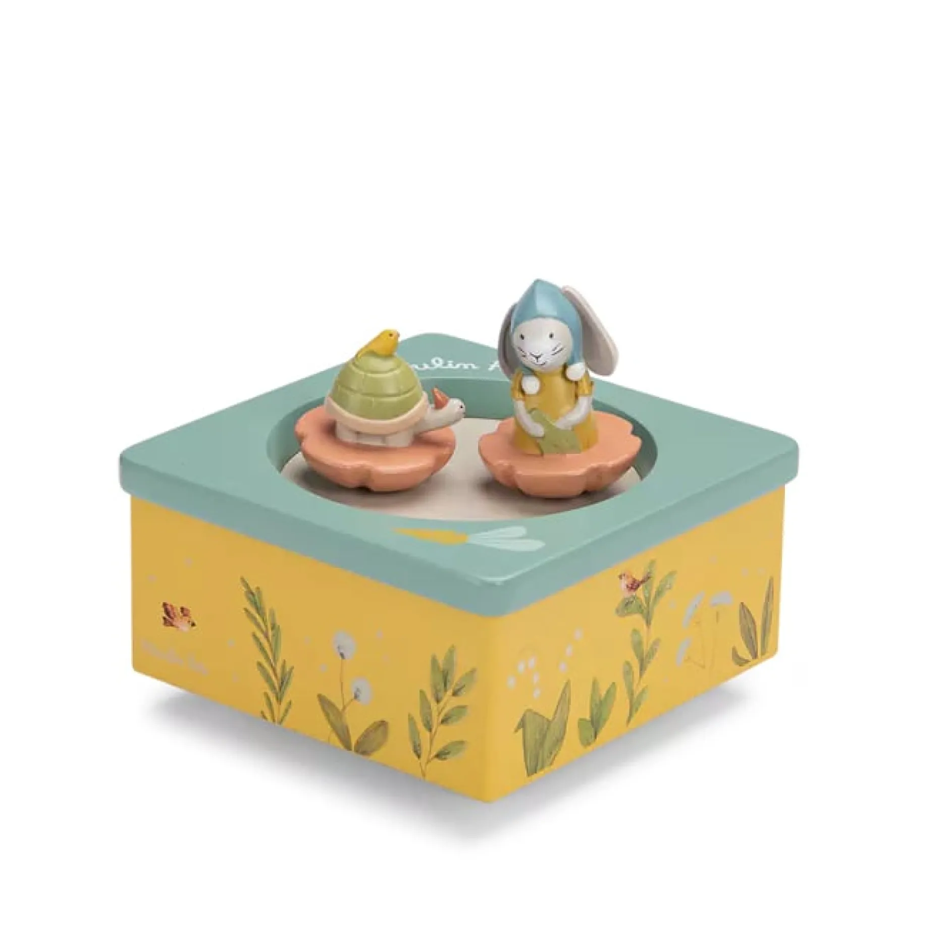 Boites À Musique*Moulin Roty Trois petits lapins Boîte à musique de