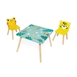 Jouets En Bois*Janod Tropik Table et Chaises de