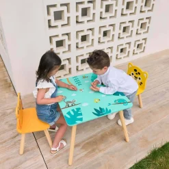 Jouets En Bois*Janod Tropik Table et Chaises de