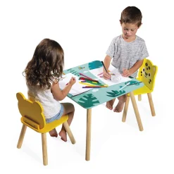 Jouets En Bois*Janod Tropik Table et Chaises de
