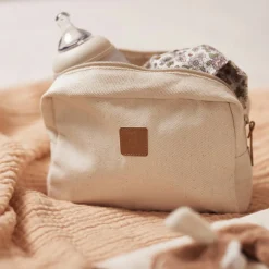 Trousses De Toilette*Jollein Trousse de soins en sergé aspect lin de Natural