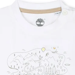T-Shirts, Polos, Chemises*Timberland T-shirt à bouton-pression 2 ans de Blanc