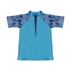 Maillots De Bain Bébé*Les Petits Protégés T-shirt anti UV Balinou manches courtes de Bleu