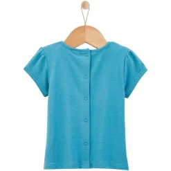 T-Shirts, Blouses, Chemises*P'tit bisou T-shirt manches courtes Jardin Extraordinaire 1 mois de Vert