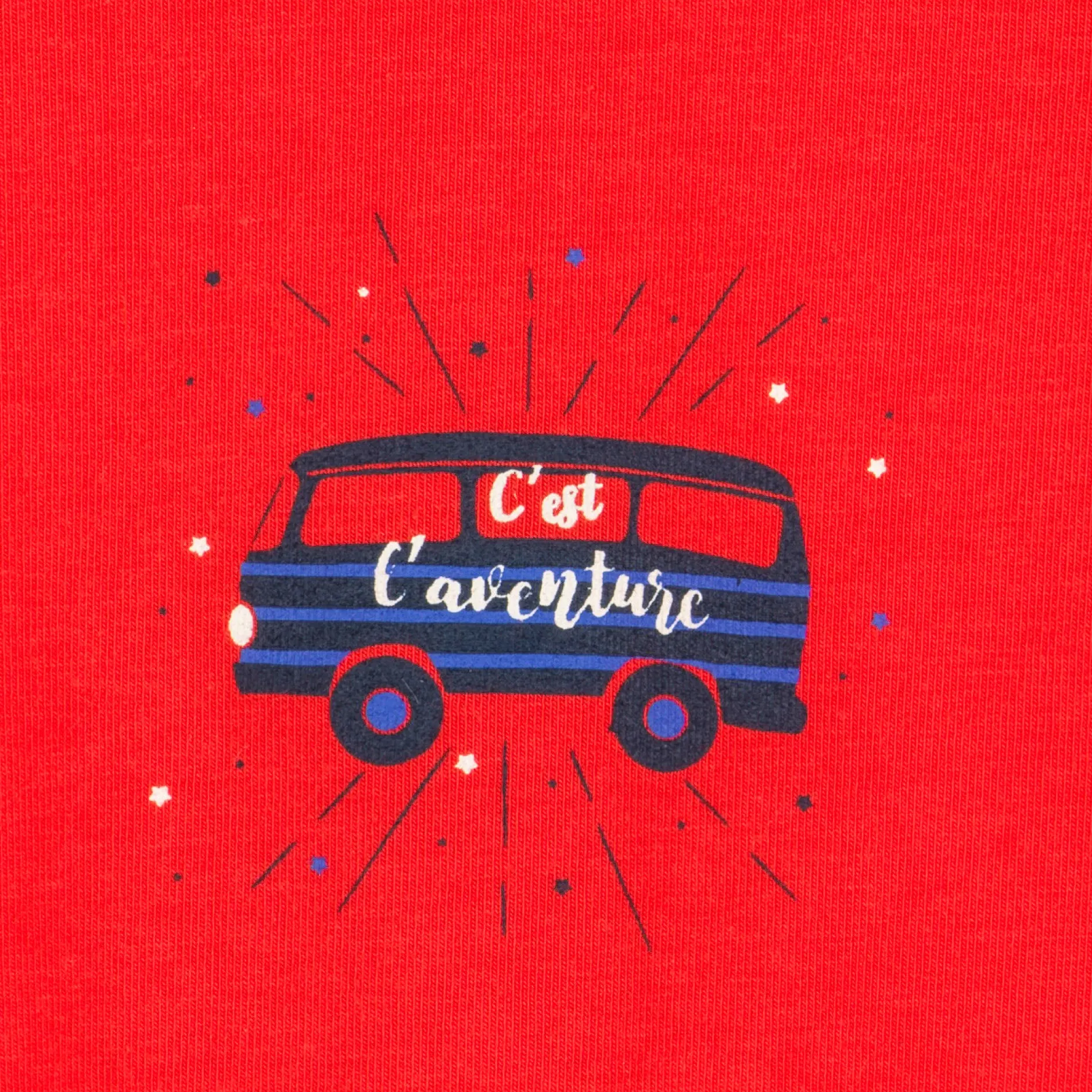 T-Shirts, Polos, Chemises*P'tit bisou T-shirt manches longues Marin d'hiver 1 mois de Rouge Poppy