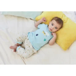 T-Shirts, Polos, Chemises*Marèse T-shirt Petit Léopard 1 mois de Ecru Drapeau