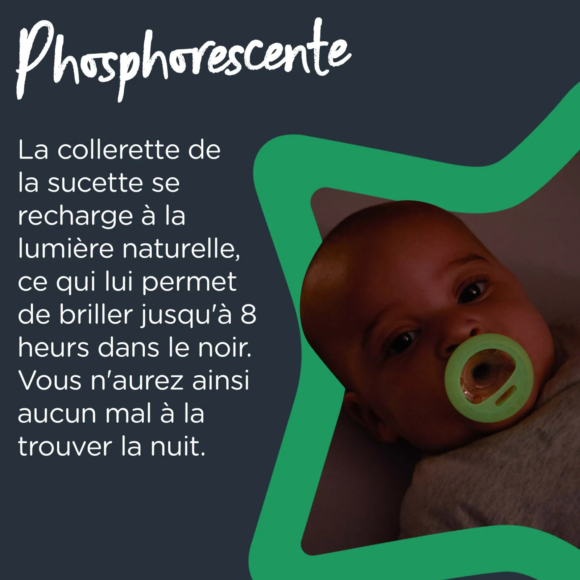 Sucettes*Tommee Tippee Tétines Closer to Nature forme naturelle 0-6 mois de Nuit