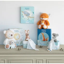 Doudous|Attaches Sucettes*Histoire d'ours Unicef Doudou attache-sucette de Panda roux