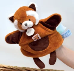 Peluches Marionnettes*Histoire d'ours Unicef Marionnette à main de Panda roux