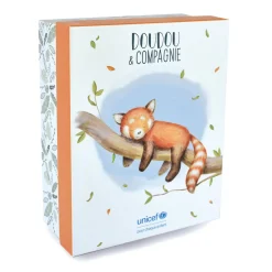 Doudous*Doudou et Compagnie Unicef Peluche 25 cm de Panda roux