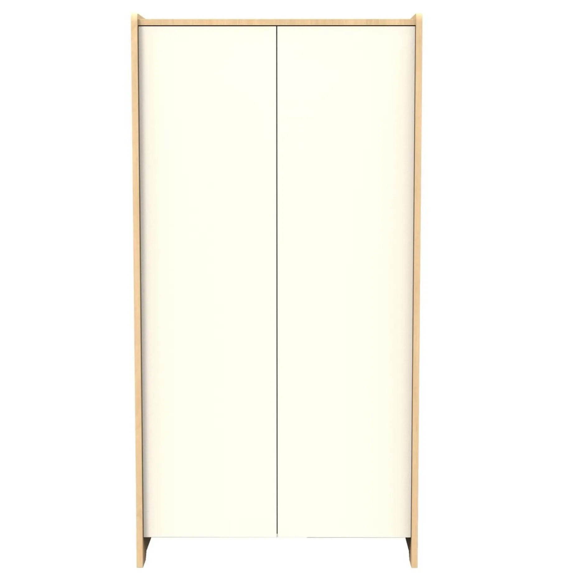 Armoires 2 Portes*Sauthon Baby's Sweet Home Vanille Armoire de Chêne miel