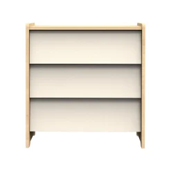 Commodes*Sauthon Baby's Sweet Home Vanille Commode de Chêne miel