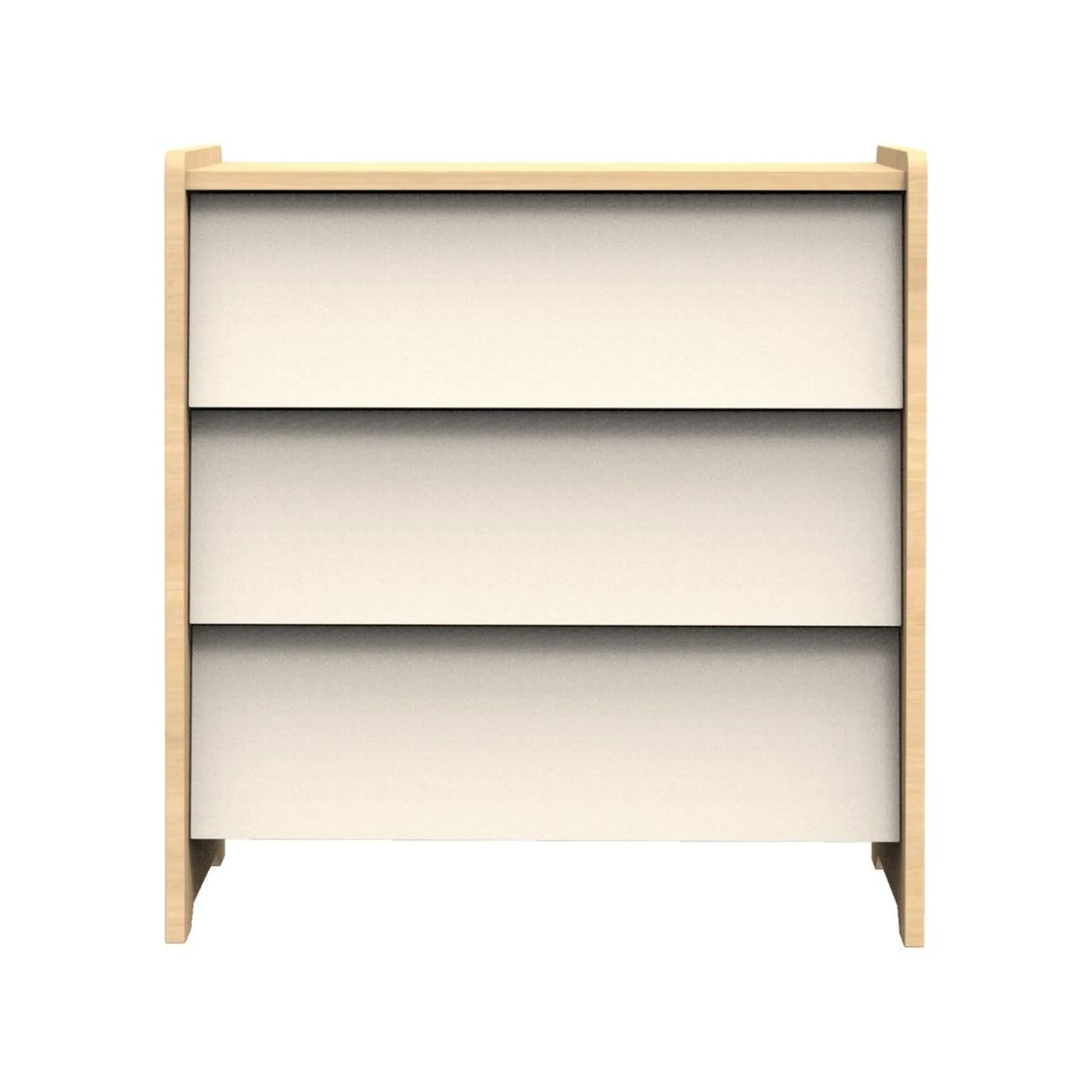 Commodes*Sauthon Baby's Sweet Home Vanille Commode de Chêne miel