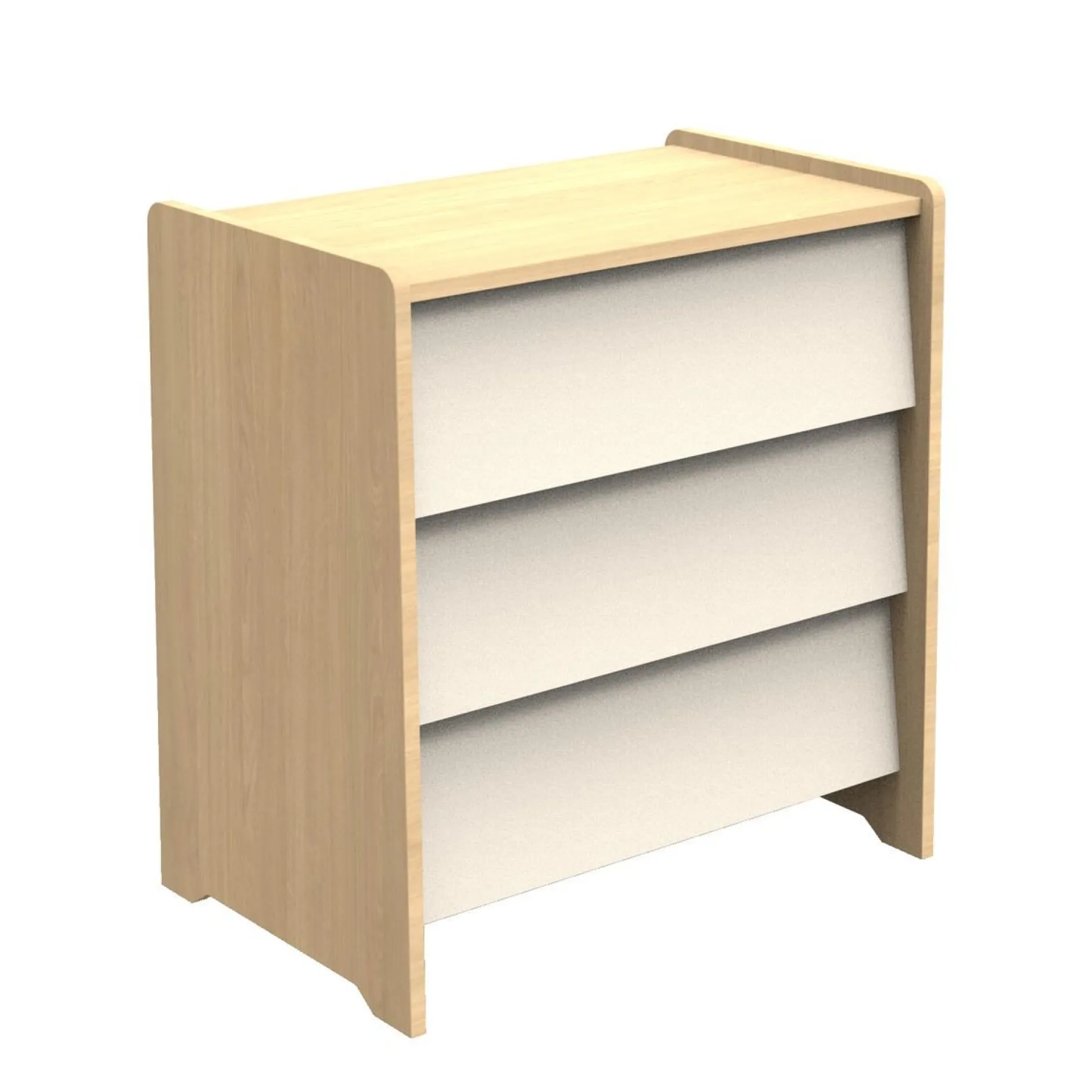 Commodes*Sauthon Baby's Sweet Home Vanille Commode de Chêne miel