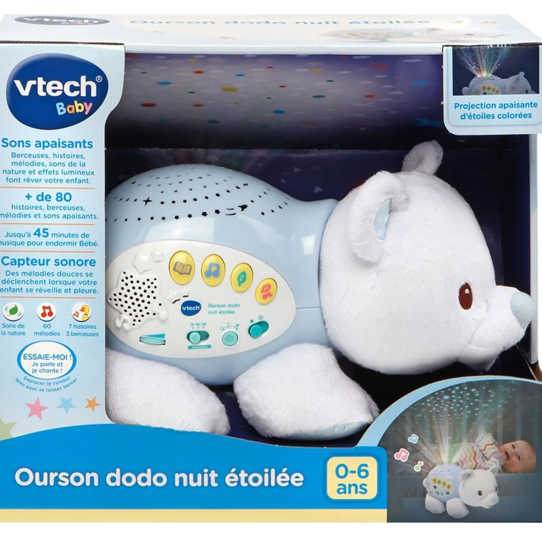Veilleuses*Vtech Veilleuse Dodo nuit étoilée de Ourson
