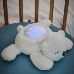 Veilleuses*Nattou Veilleuse projecteur de Ours polaire blanc