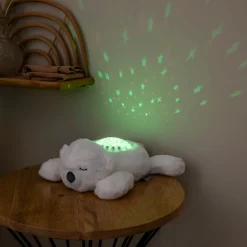 Veilleuses*Nattou Veilleuse projecteur de Ours polaire blanc