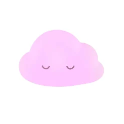 Veilleuses*Nattou Veilleuse Silicone + télécommande de Nuage Blanc