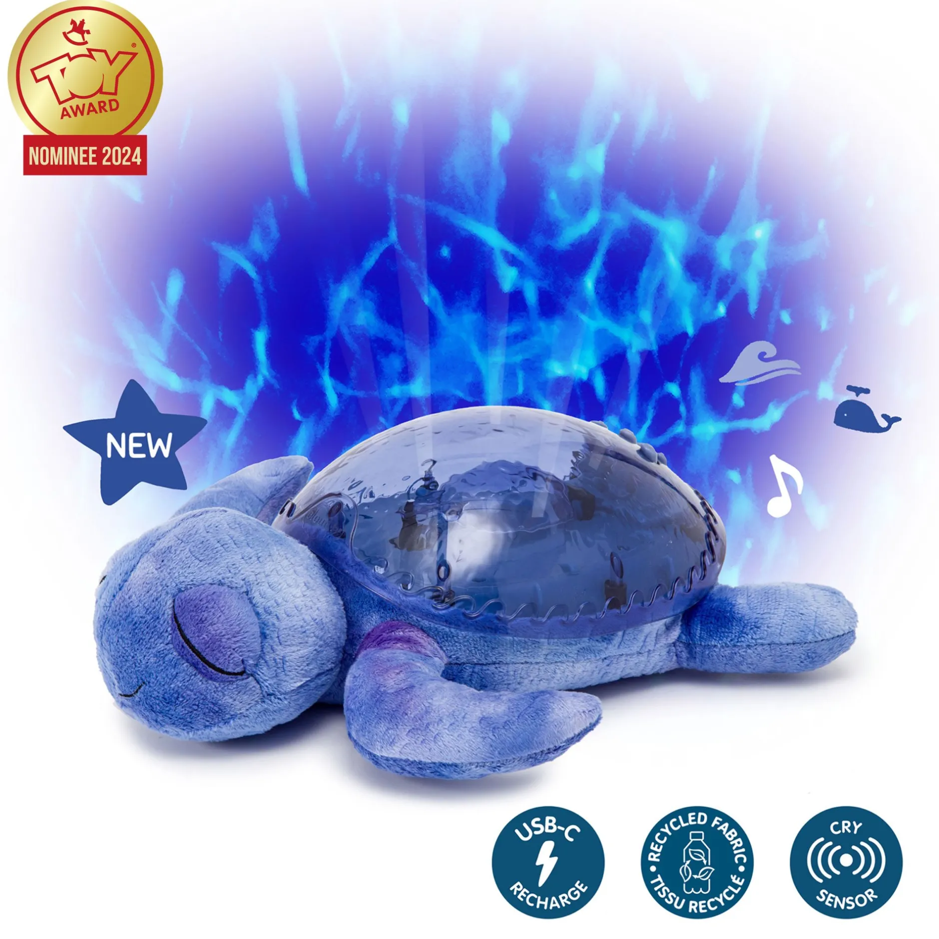 Veilleuses*Cloud B Veilleuse Tortue Tranquil Turtle Rechargeable de Ocean