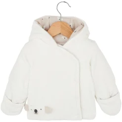 Vêtements Naissance*Marèse Veste capuche Petit Koala de Écru