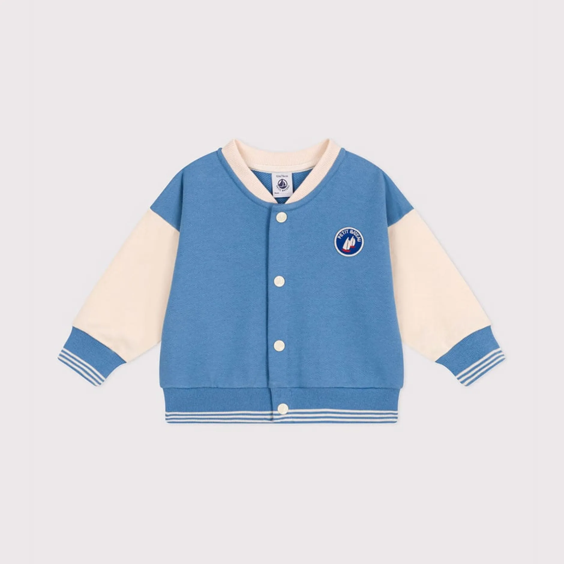 Vestes, Manteaux, Pilotes*Petit Bateau Veste teddy en coton colorblock de