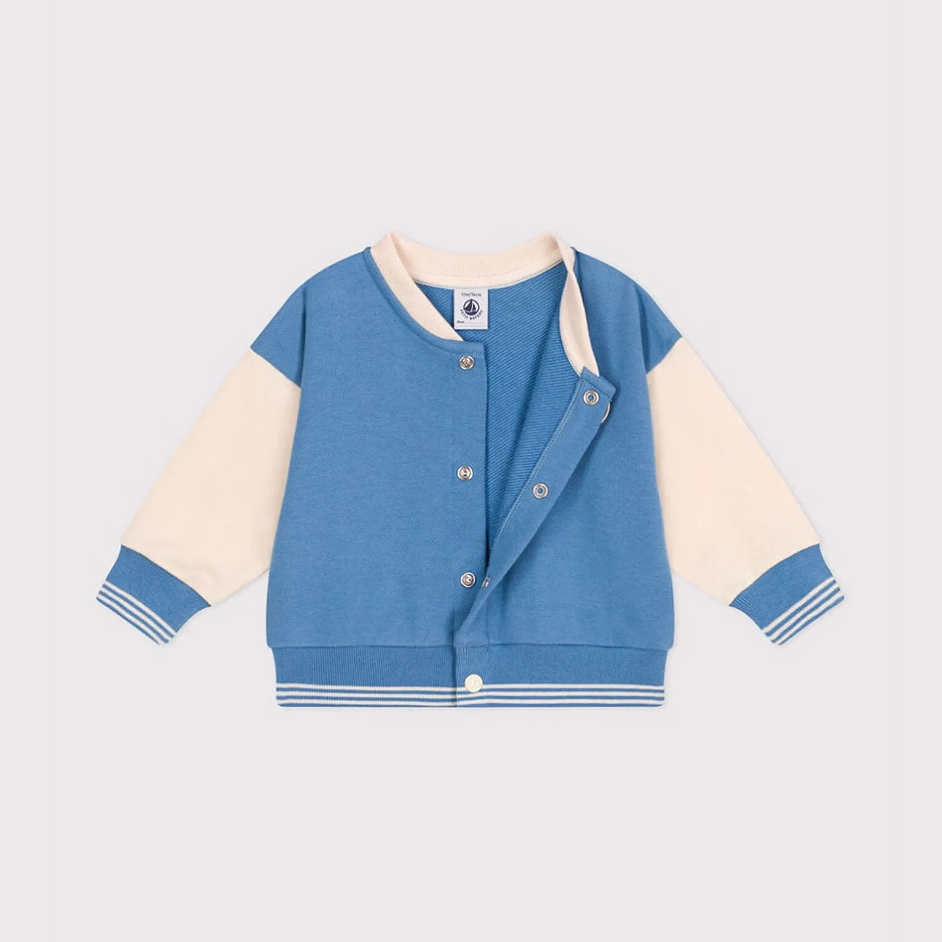 Vestes, Manteaux, Pilotes*Petit Bateau Veste teddy en coton colorblock de