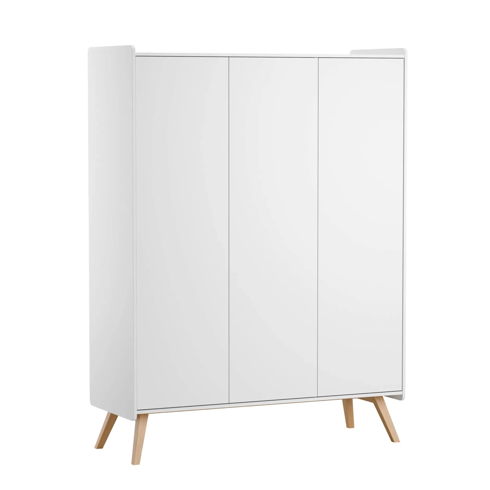 Armoires 3 Portes*Vox Vintage Armoire 3 portes de Blanc / Chêne