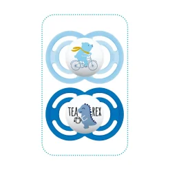 Sucettes*Mam 2x sucette Perfect silicone 6m+ de Aléatoire