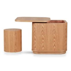 Autres Mobiliers*Quax Yume Table de rangement de Naturel Ash